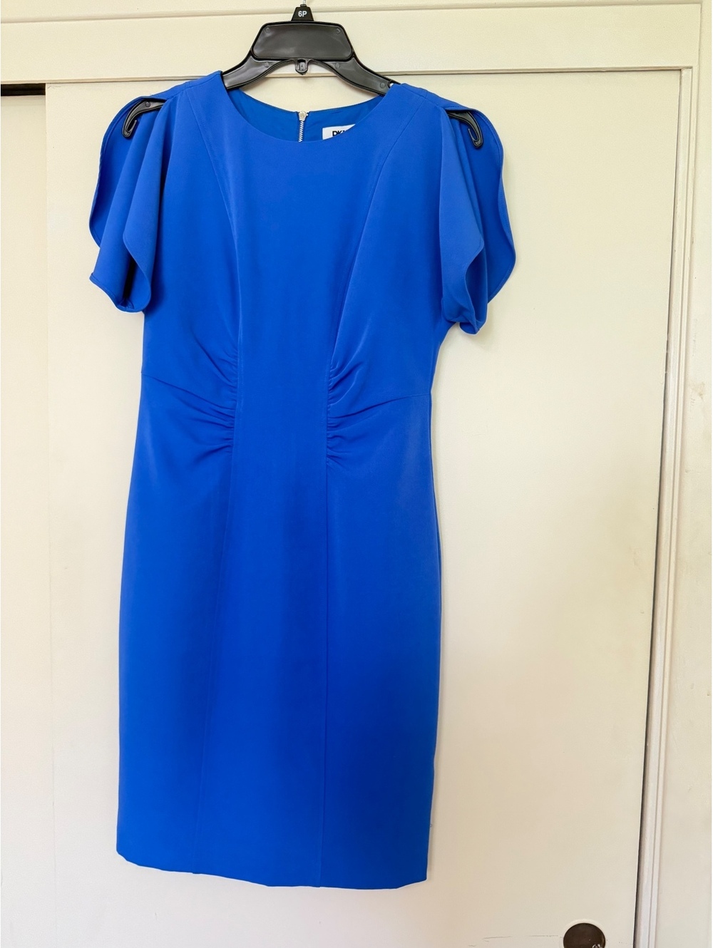 DKNY NWT cobalt blue short sleeve sheath dress